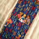 Diaper Burp Cloths, Fun With Letters , Set Of Four